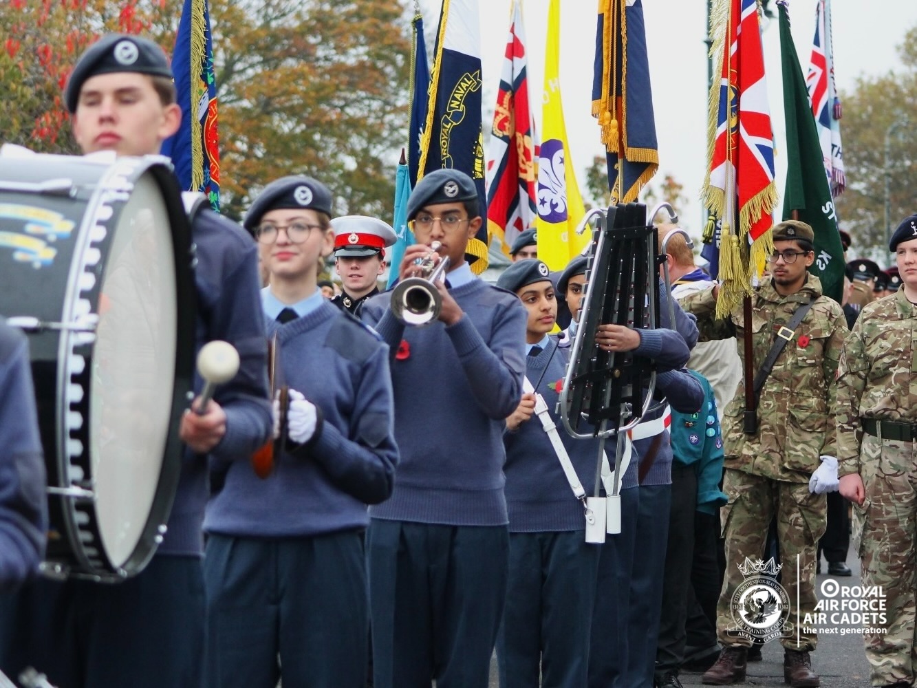 Cadets lead the city’s impressive Remembrance Sunday Parade