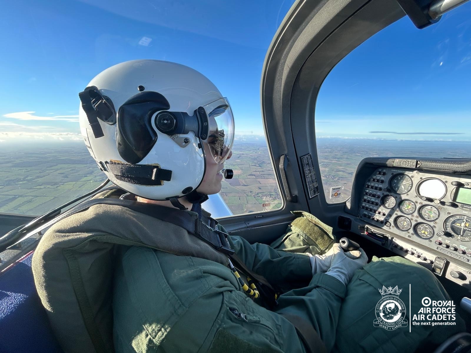 Cadets Take to the Skies with No. 7 Air Experience Flight At RAF Cranwell