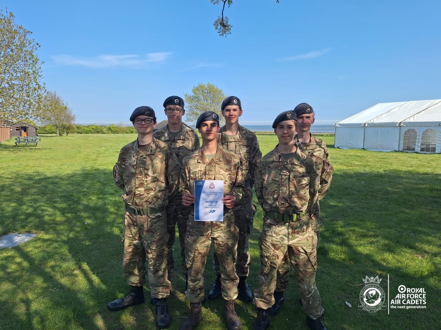 Top Marks for Navigation as Squadron Competes in Wing Competition