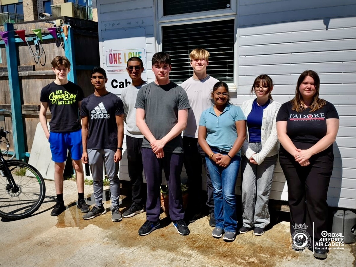 Volunteering fun in the Southend sun yesterday at the One Love Project!