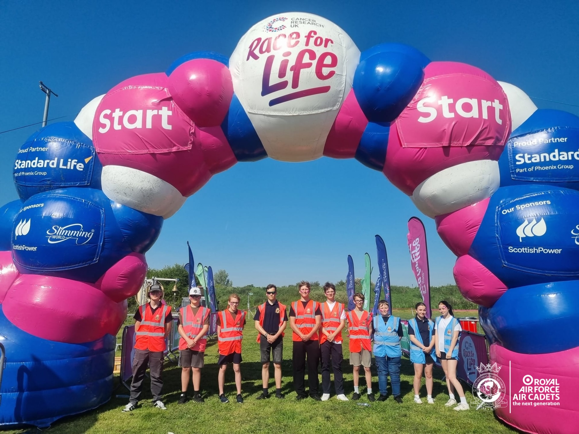 Cadets Lend a Hand at Southend Race for Life