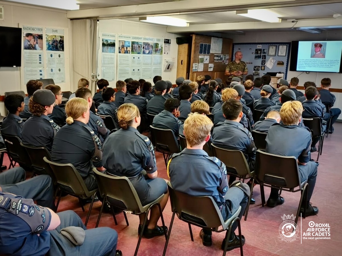 ‘Serve to Lead’ – Former Army Captain Inspires Cadets with First-Hand Military Insights